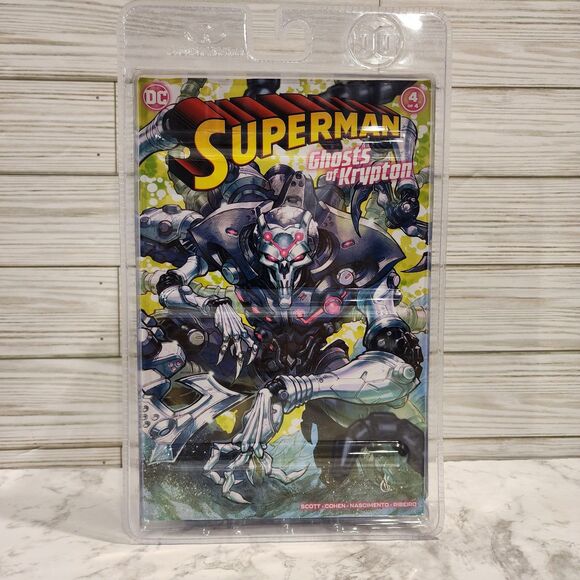 McFarlane Toys DC Direct Page Punchers Brainiac Platinum Ghosts of Krypton 7" - Picture 3 of 3